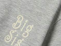 Name It t-shirt grå meleret med storesøster print